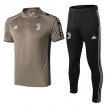 Polo Conjunto Complet Juventus 2019-20 Marron Noir