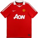 Thailande Maillot Manchester United 1ª Retro 2010 2011 Rouge