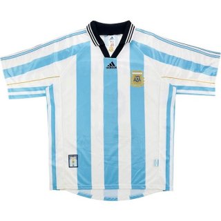 Thailande Maillot Argentine 1ª Retro 1998 Bleu