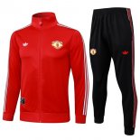 Survetement Manchester United 2025-26 Rouge 5