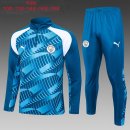 Enfant Training Manchester City 2024 Bleu Blanc