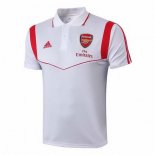 Polo Arsenal 2019-20 Blanc Rouge