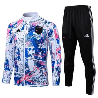 Sweatshirt Japon 2025-26 Bleu Blanc 5 Sweatshirt Japon 2025-26 Bleu Blanc 5