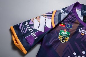 Thailande Maillot Melbourne Storm 2018 Purpura