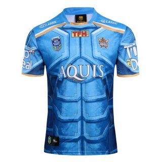 Thailande Maillot Gold Coast Titans Classic 2017 2018 Bleu Thailande Maillot Gold Coast Titans Classic 2017 2018 Bleu