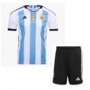 3 étoiles Maillot Argentine 1ª Enfant 2022