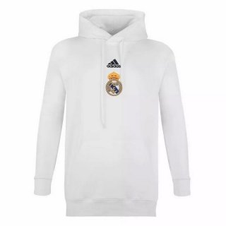 Sweat Shirt Capuche Real Madrid 2020-21 Blanc