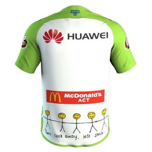 Thailande Maillot Canberra Raiders 2018 Blanc Vert