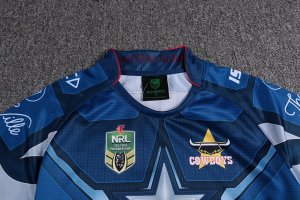 Thailande Maillot Cowboys Capitan America Bleu