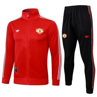 Survetement Manchester United 2025-26 Rouge 5 Survetement Manchester United 2025-26 Rouge 5