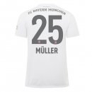 Maillot Bayern Munich NO.25 Muller 2ª 2019-20 Blanc
