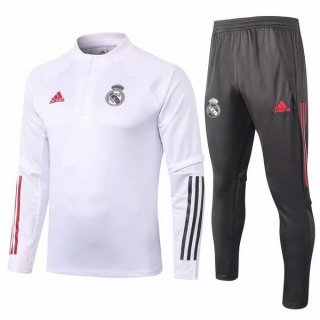 Survetement Real Madrid 2020-21 Blanc Gris