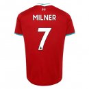 Maillot Liverpool NO.7 Milner 1ª 2020-21 Rouge