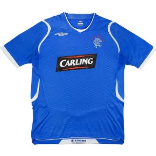 Thailande Maillot Rangers 1ª Retro 2008 2009 Bleu