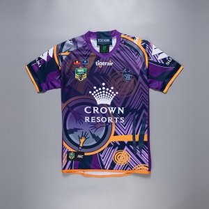 Thailande Maillot Melbourne Storm 2018 Purpura