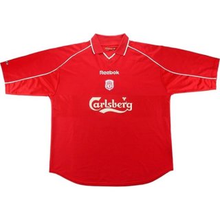 Thailande Maillot Liverpool 1ª Retro 2000 2002 Rouge