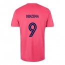 Maillot Real Madrid 2ª NO.9 Benzema 2020-21 Rose