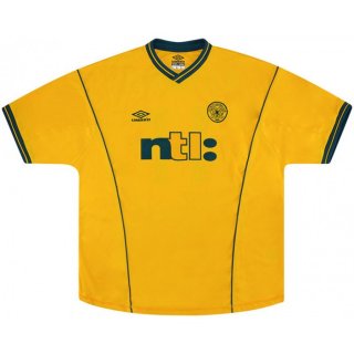 Maillot Celtic 2ª Retro 2001 2003 Jaune