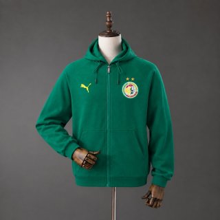 Sweat Shirt Capuche Senegal Full-Zip 2026-27 Vert