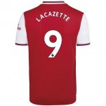 Maillot Arsenal NO.9 Lacazette 1ª 2019-20 Rouge