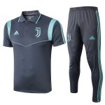 Polo Juventus Conjunto Complet 2019-20 Gris Bleu Polo Juventus Conjunto Complet 2019-20 Gris Bleu
