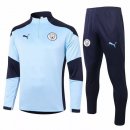 Survetement Manchester City 2020-21 Bleu Noir