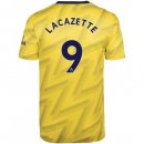 Maillot Arsenal NO.9 Lacazette 2ª 2019-20 Jaune