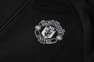 Survetement Manchester United 2019-20 Noir Blanc