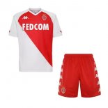 Maillot AS Monaco 1ª Enfant 2020-21 Blanc Rouge