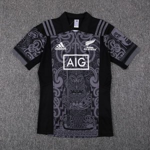 Thailande Maillot All Blacks Maori 2017 2018 Noir