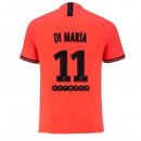 Maillot Paris Saint Germain NO.11 Di Maria 2ª 2019-20 Orange