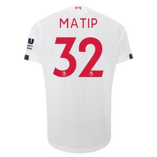 Maillot Liverpool NO.32 Matip 2ª 2019-20 Blanc