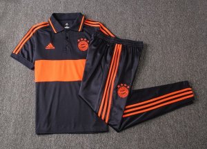 Polo Conjunto Complet Bayern Munich 2019-20 Orange Bleu