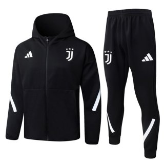 Coupe Vent Capuche Juventus 2026-27 Noir
