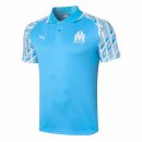 Polo Marseille 2020-21 Bleu Clair Blanc