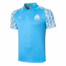 Polo Marseille 2020-21 Bleu Clair Blanc