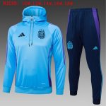 Enfant Sweat Shirt Capuche Argentine 2025-26 Bleu Enfant Sweat Shirt Capuche Argentine 2025-26 Bleu