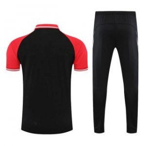 Polo Ajax Ensemble Complet 2022-23 Noir Rouge