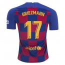 Maillot Barcelone NO.17 Griezmann 1ª 2019-20 Bleu Rouge