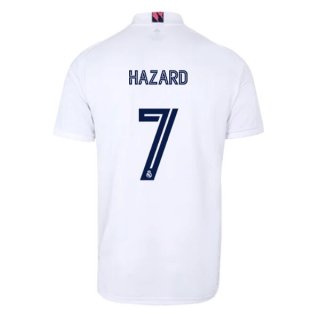 Maillot Real Madrid 1ª NO.7 Hazard 2020-21 Blanc