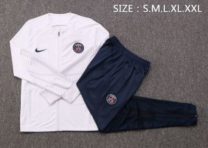 Survetement Paris Saint Germain 2023 Blanc Bleu