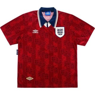 Thailande Maillot Angleterre 2ª Retro 1994 Rouge