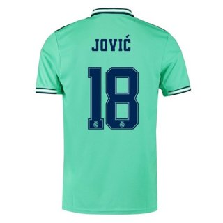 Maillot Real Madrid NO.18 Jovic 3ª 2019-20 Vert