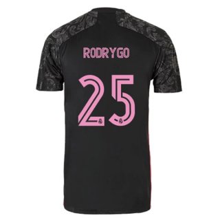 Maillot Real Madrid 3ª NO.25 Rodrygo 2020-21 Noir