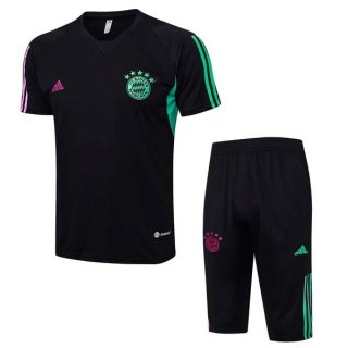 Maillot Entrainement Bayern Munich Ensemble Complet 2023-24 Noir