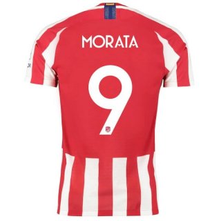 Thailande Maillot Atletico Madrid NO.9 Morata 1ª 2019-20 Rouge