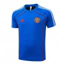 Maillot Entrainement Manchester United 2025-26 Bleu 3