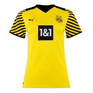 Maillot Borussia Dortmund 1ª Femme 2021-22 Jaune