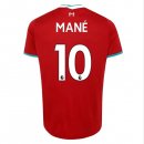 Maillot Liverpool NO.10 Mane 1ª 2020-21 Rouge