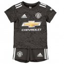 Maillot Manchester United 2ª Enfant 2020-21 Noir